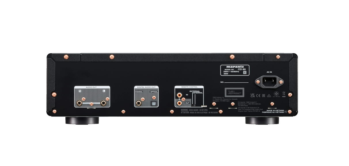lecteur cd marantz cd60 - vue arrière