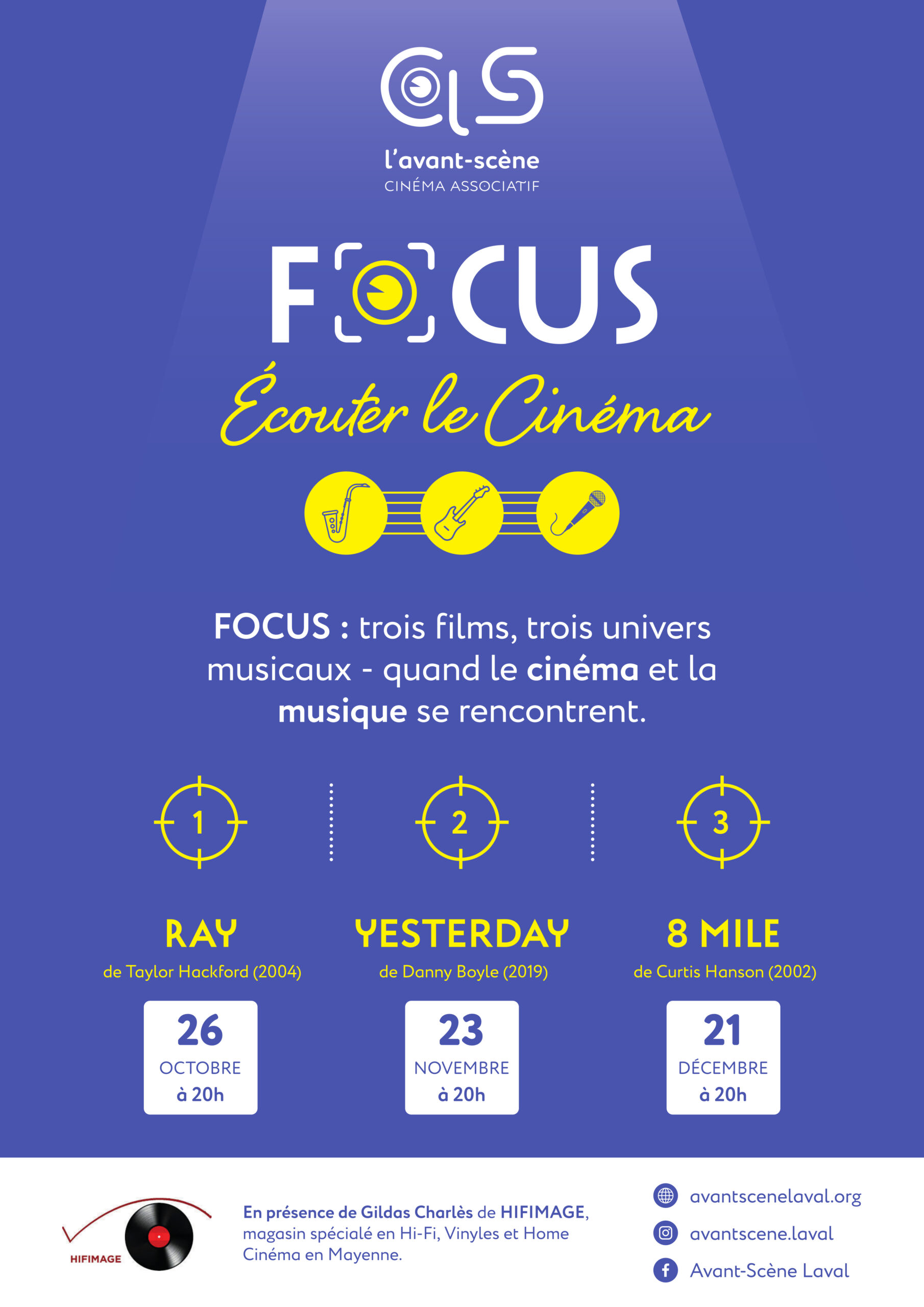 soirées Écouter le Cinéma à l'avant-scène à Laval